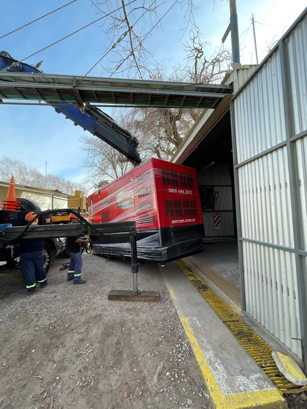 Montaje y movimiento de equipos
